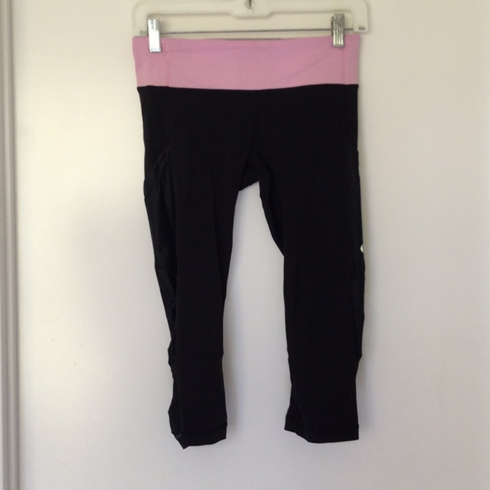 lululemon crops w/pockets